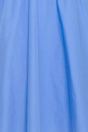 Midikleid mit eckigem Ausschnitt in Blau - Blossom Hair & Fashion