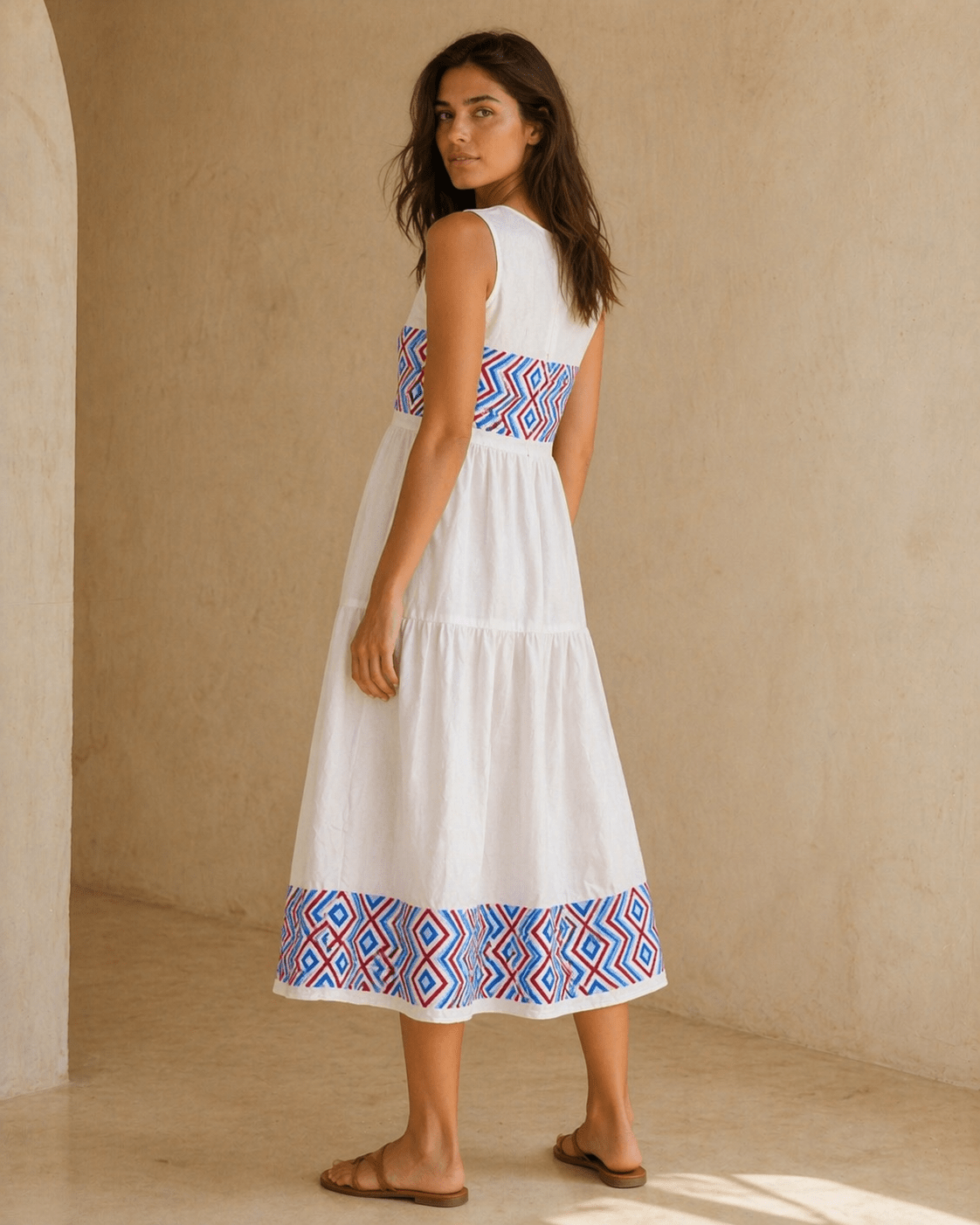 Midikleid mit Muster - Blossom Hair & Fashion