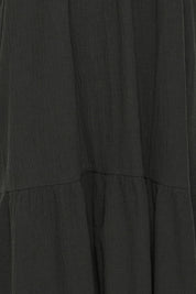 Midikleid mit V - Ausschnitt und Stufenrock - Blossom Hair & Fashion