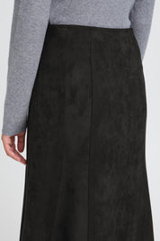 Midirock Regular Fit schwarz - Blossom Hair & Fashion