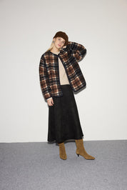 Midirock Regular Fit schwarz - Blossom Hair & Fashion