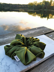Olive Green Scrunchie: Mini - Blossom Hair & Fashion