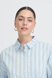 Oversize Bluse mit Streifen - Blossom Hair & Fashion