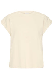 Oversize Shirt mit Herzdetail Creme - Blossom Hair & Fashion
