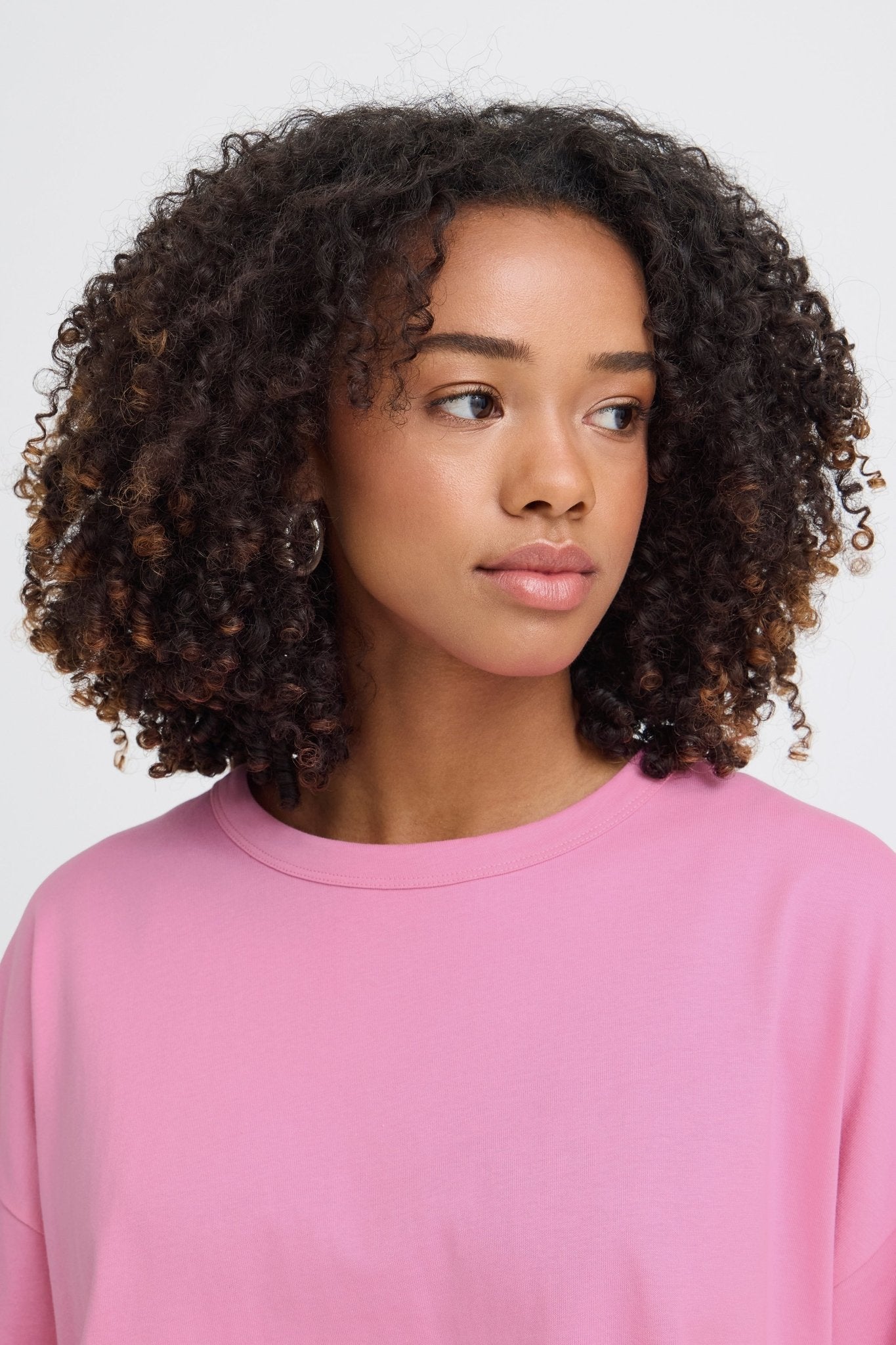 Oversize T-Shirt in Blau oder Pink - Blossom Hair & Fashion