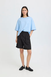 Oversize T-Shirt in Blau oder Pink - Blossom Hair & Fashion