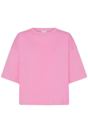 Oversize T-Shirt in Blau oder Pink - Blossom Hair & Fashion