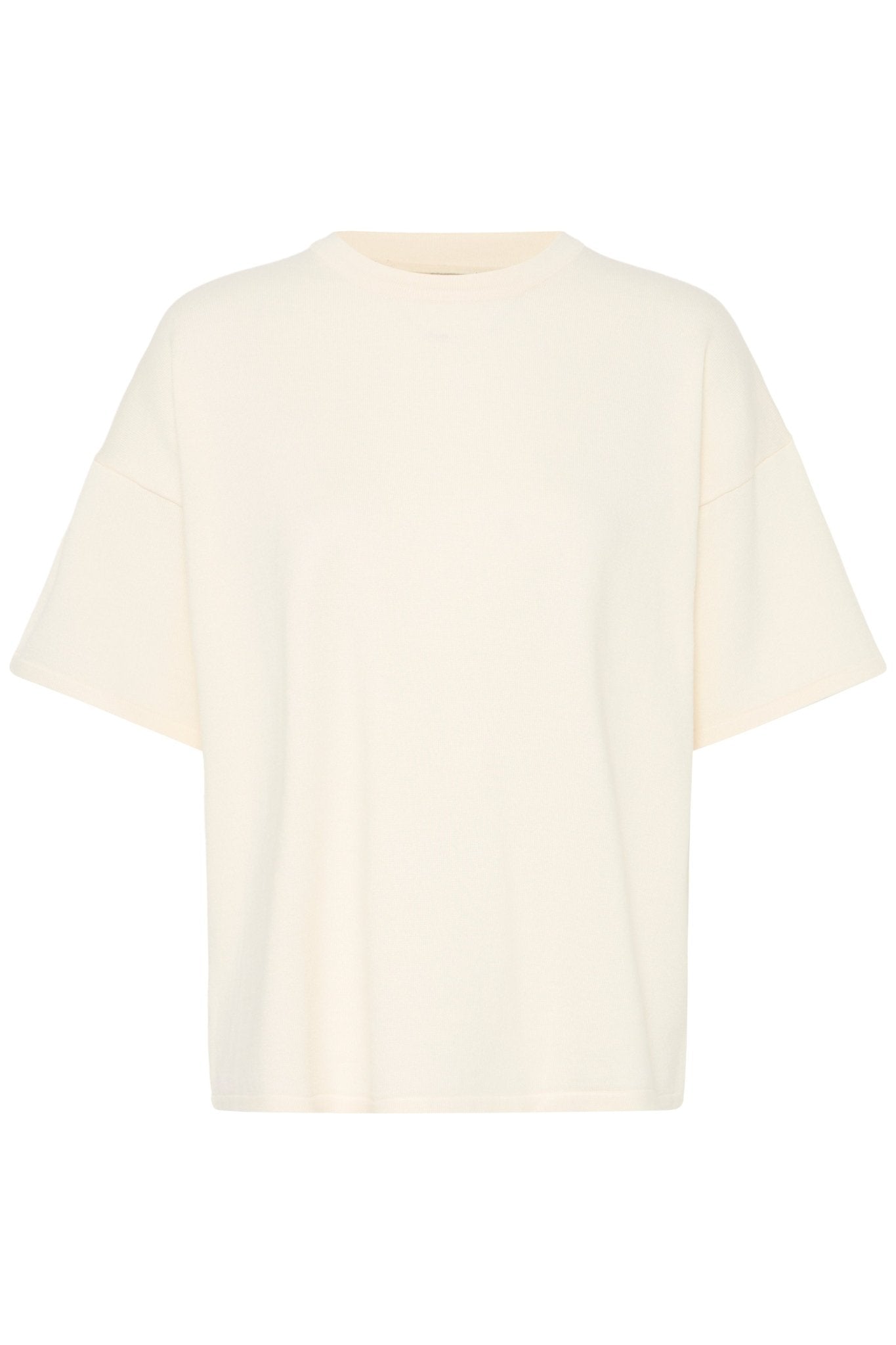 Oversize T-Shirt in Creme und mit Streifen - Blossom Hair & Fashion