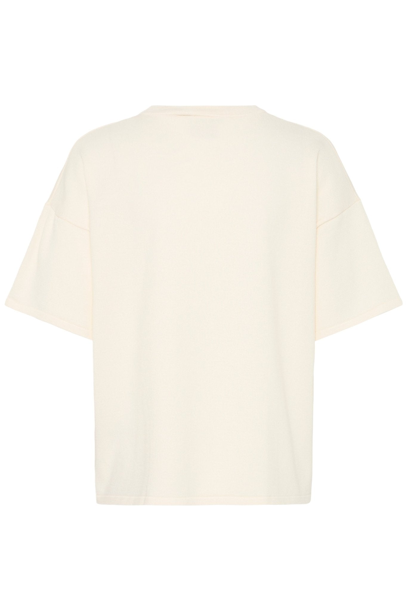 Oversize T-Shirt in Creme und mit Streifen - Blossom Hair & Fashion
