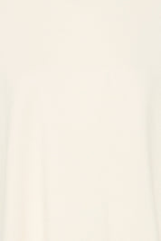 Oversize T-Shirt in Creme und mit Streifen - Blossom Hair & Fashion