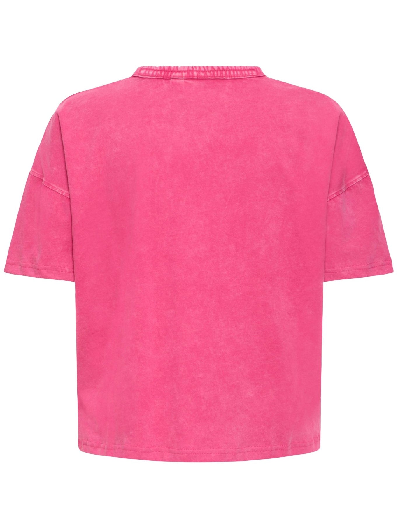 Oversize T-Shirt mit Frontprint in Pink - Blossom Hair & Fashion