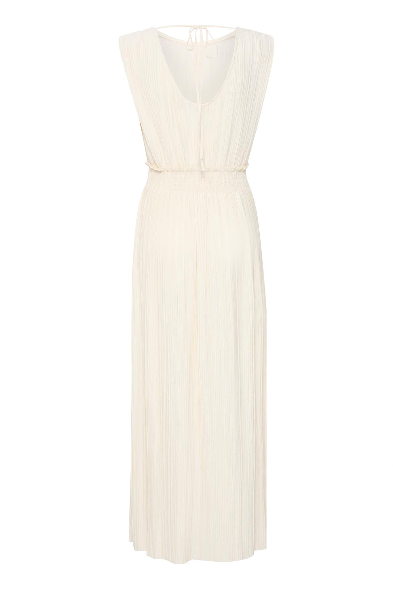 Plissiertes Maxikleid für Damen – Elegant & ärmellos - Blossom Hair & Fashion