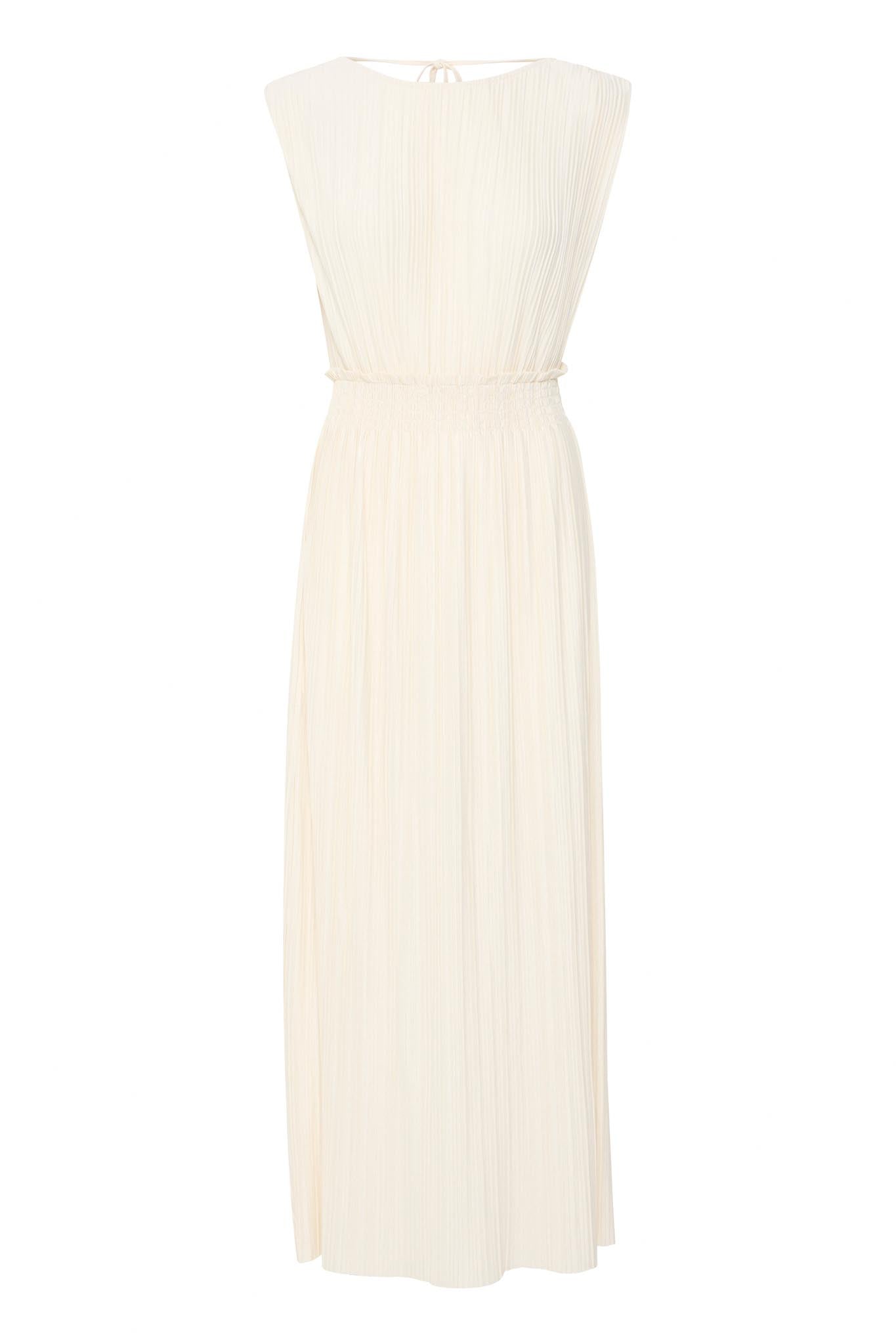 Plissiertes Maxikleid für Damen – Elegant & ärmellos - Blossom Hair & Fashion