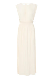 Plissiertes Maxikleid für Damen – Elegant & ärmellos - Blossom Hair & Fashion