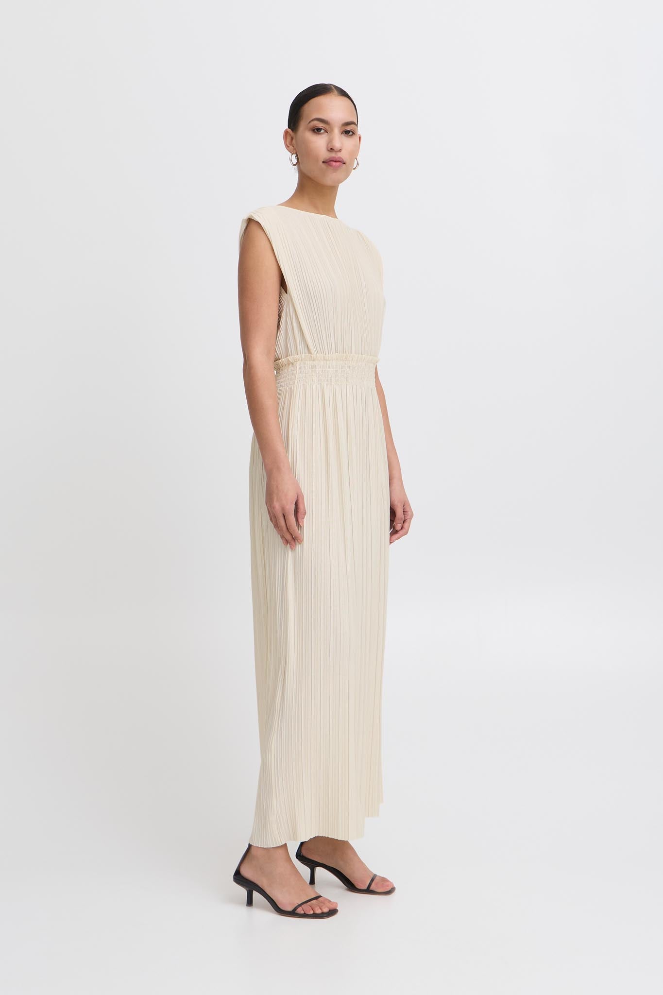 Plissiertes Maxikleid für Damen – Elegant & ärmellos - Blossom Hair & Fashion