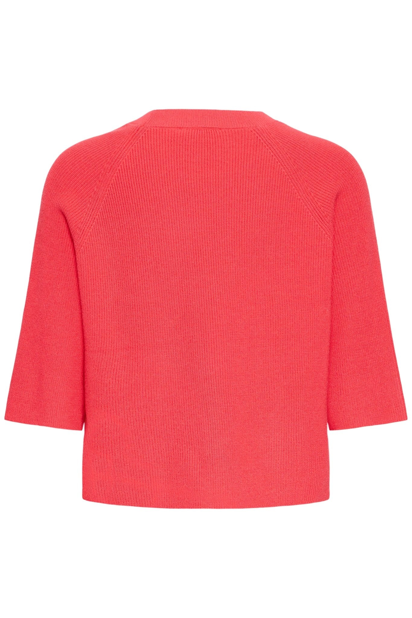 Roter Strickpullover im Baggy Fit - Blossom Hair & Fashion