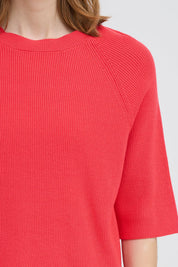 Roter Strickpullover im Baggy Fit - Blossom Hair & Fashion