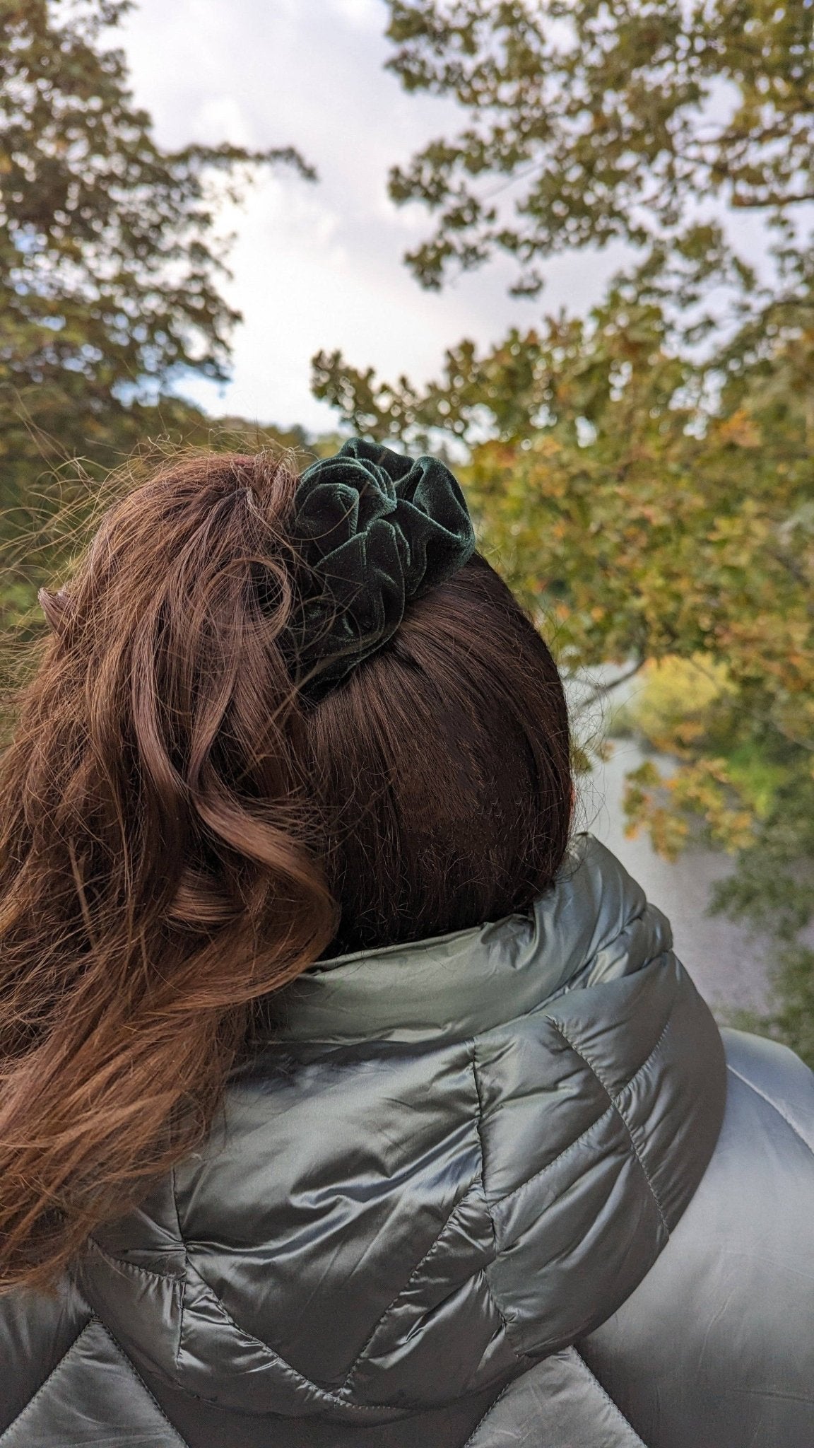 Royal Green Velvet Scrunchie: Mini - Blossom Hair & Fashion