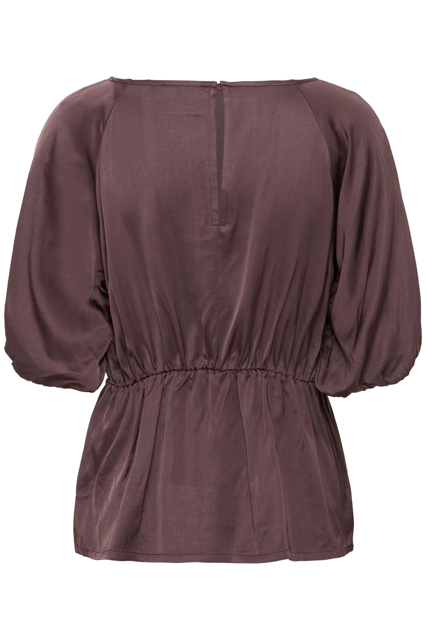 Satiniertes Blusenshirt aus Viskose - Blossom Hair & Fashion