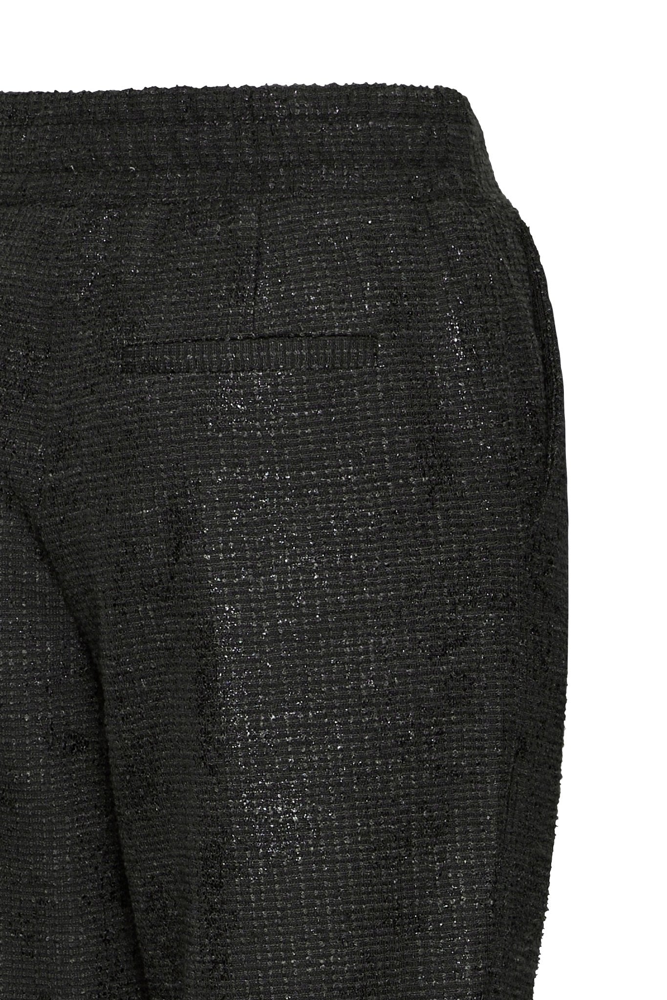 Schwarze Glitzerhose mit Regular Fit - Blossom Hair & Fashion
