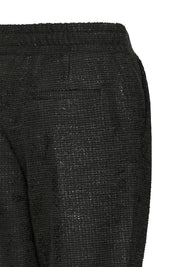 Schwarze Glitzerhose mit Regular Fit - Blossom Hair & Fashion
