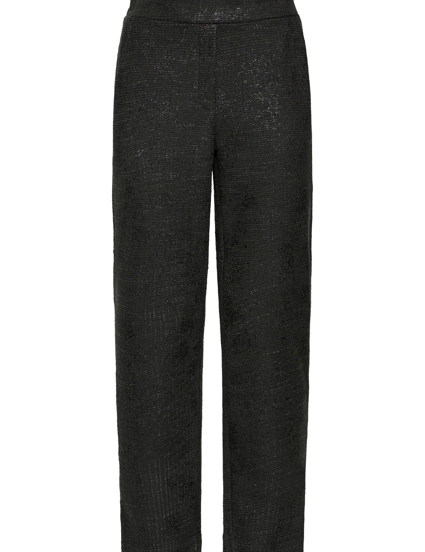Schwarze Glitzerhose mit Regular Fit - Blossom Hair & Fashion
