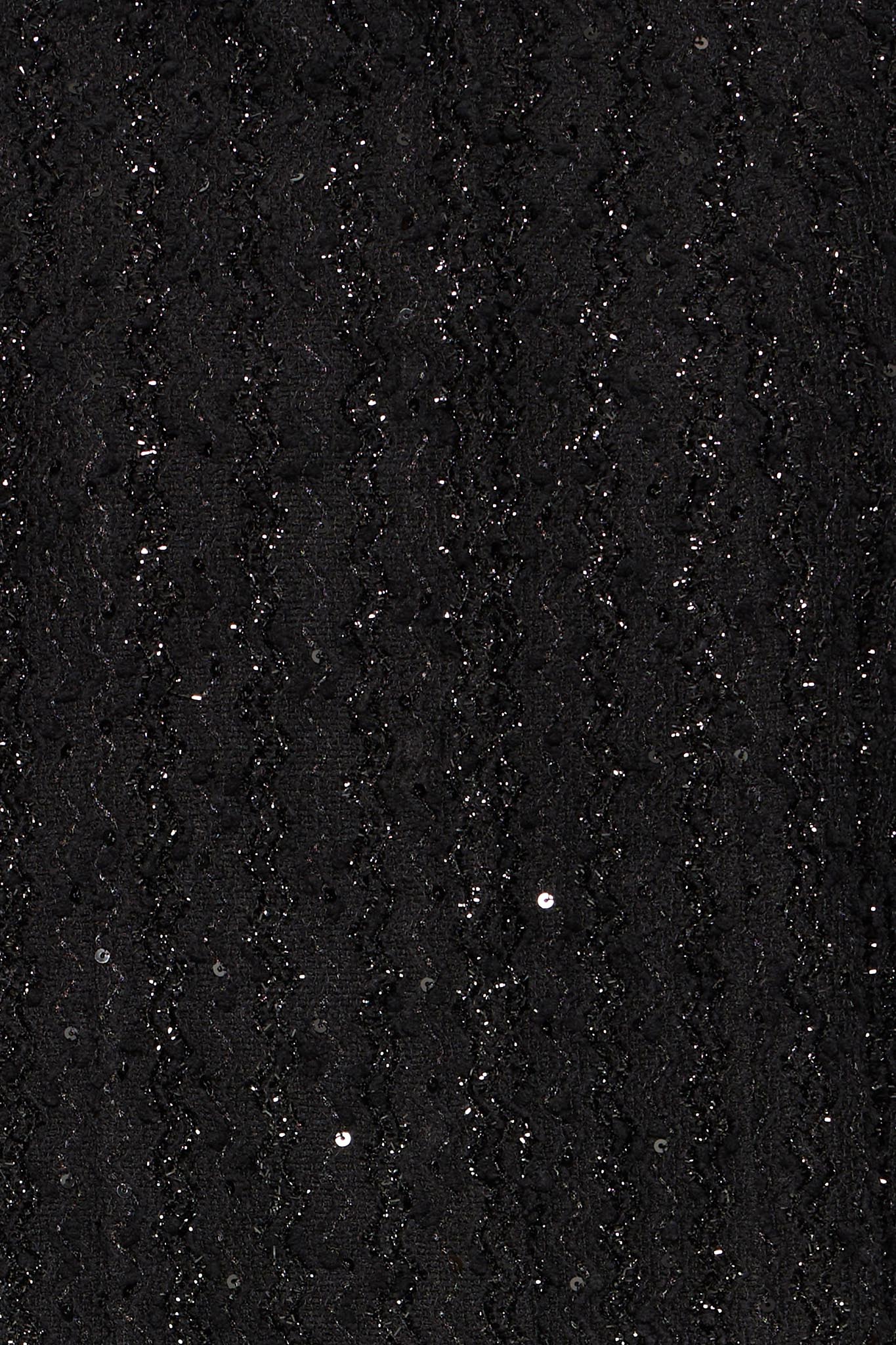 Schwarze Glitzerjacke mit strukturierter Oberfläche - Blossom Hair & Fashion