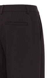 Schwarze Stoffhose wide leg high waist - Blossom Hair & Fashion
