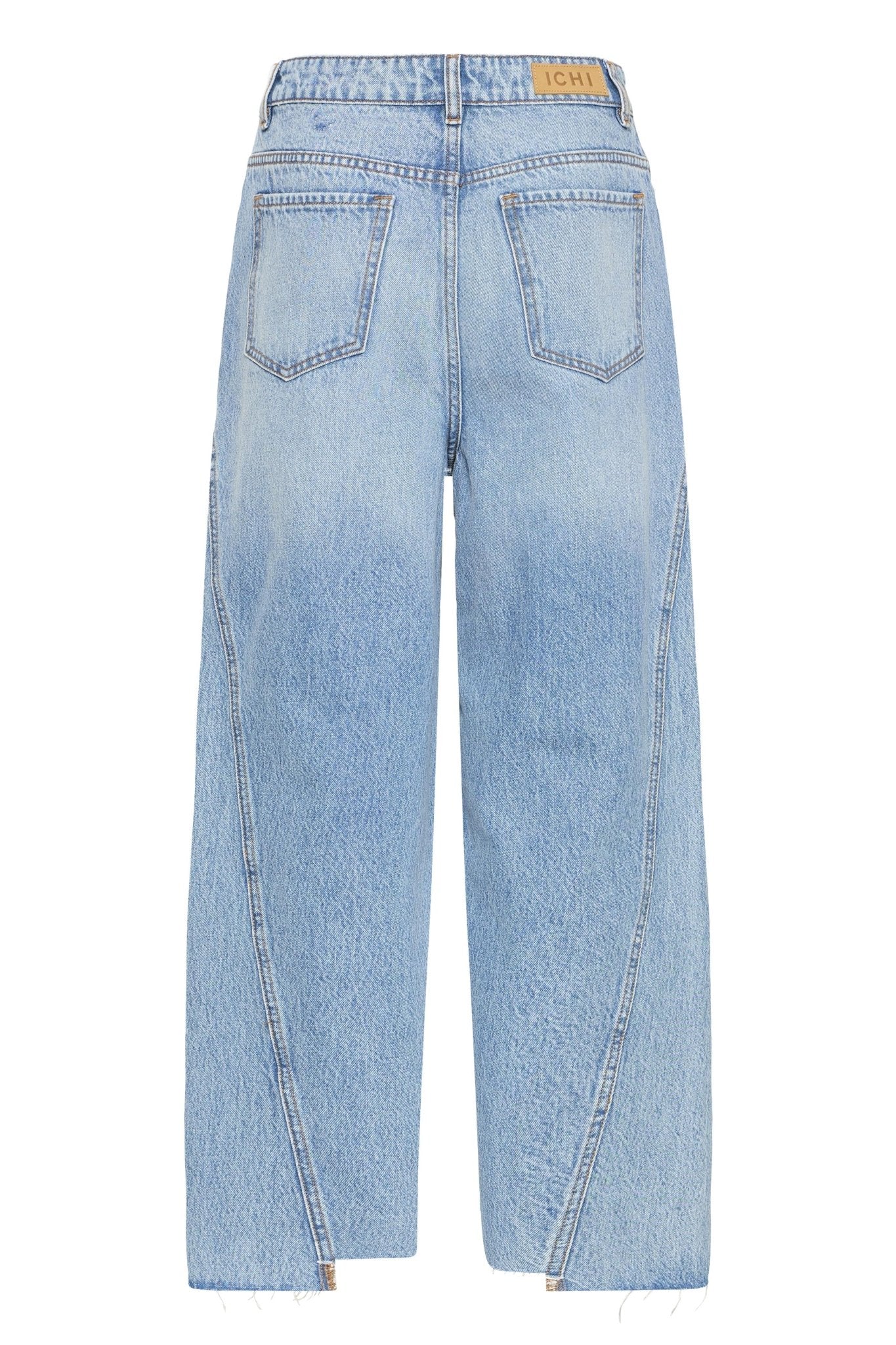Straight Leg Jeans Ankle Length Hellblau - Blossom Hair & Fashion