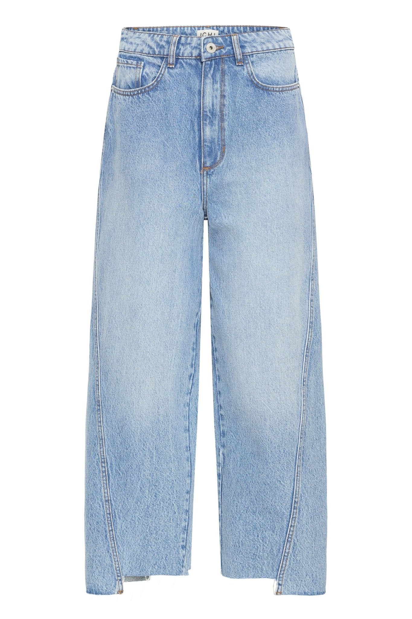 Straight Leg Jeans Ankle Length Hellblau - Blossom Hair & Fashion
