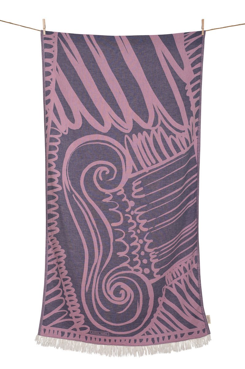 Strandtuch Kionas mit grafischem Muster - Blossom Hair & Fashion