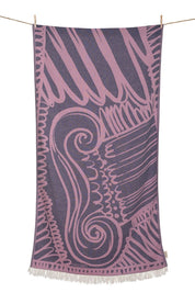 Strandtuch Kionas mit grafischem Muster - Blossom Hair & Fashion