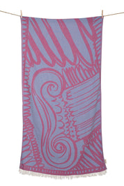 Strandtuch Kionas mit grafischem Muster - Blossom Hair & Fashion
