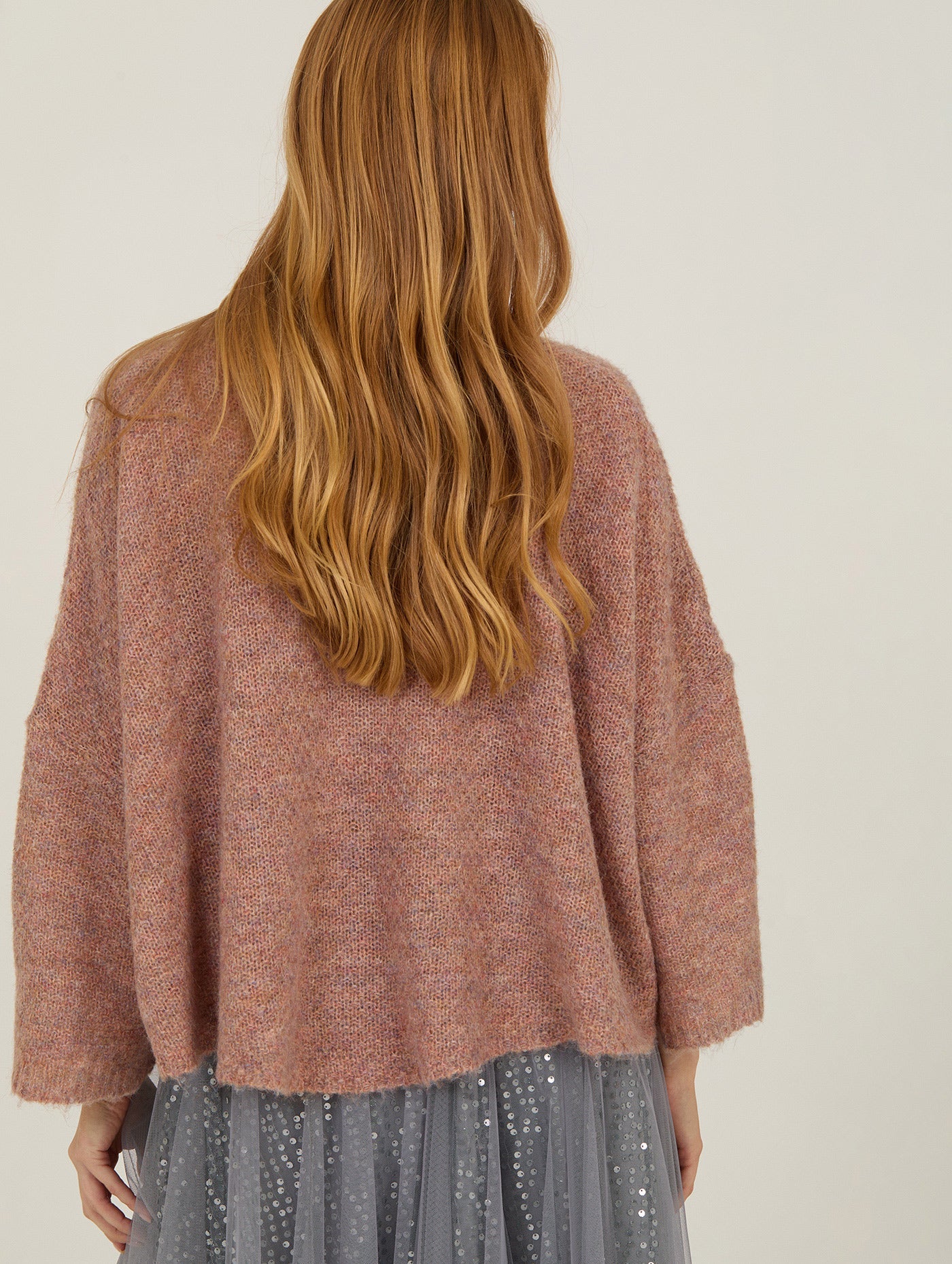 Strick - Cardigan mit V - Ausschnitt und Knöpfen - Blossom Hair & Fashion