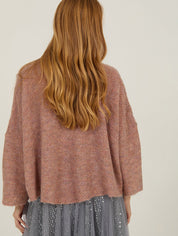 Strick - Cardigan mit V - Ausschnitt und Knöpfen - Blossom Hair & Fashion