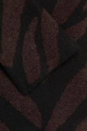 Strickkleid Regular Fit braun - schwarz - Blossom Hair & Fashion