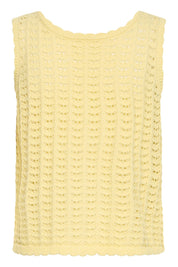 Stricktop in Pastellgelb oder Schwarz aus 100% Baumwolle - Blossom Hair & Fashion