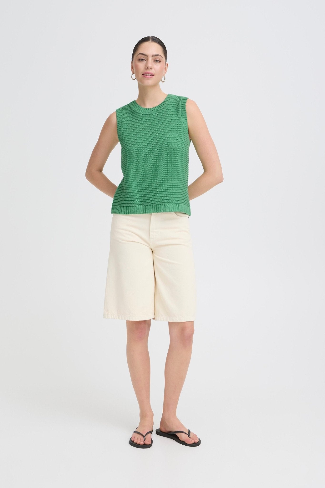 Stricktop mit Schleifen aus 100% Baumwolle - Blossom Hair & Fashion