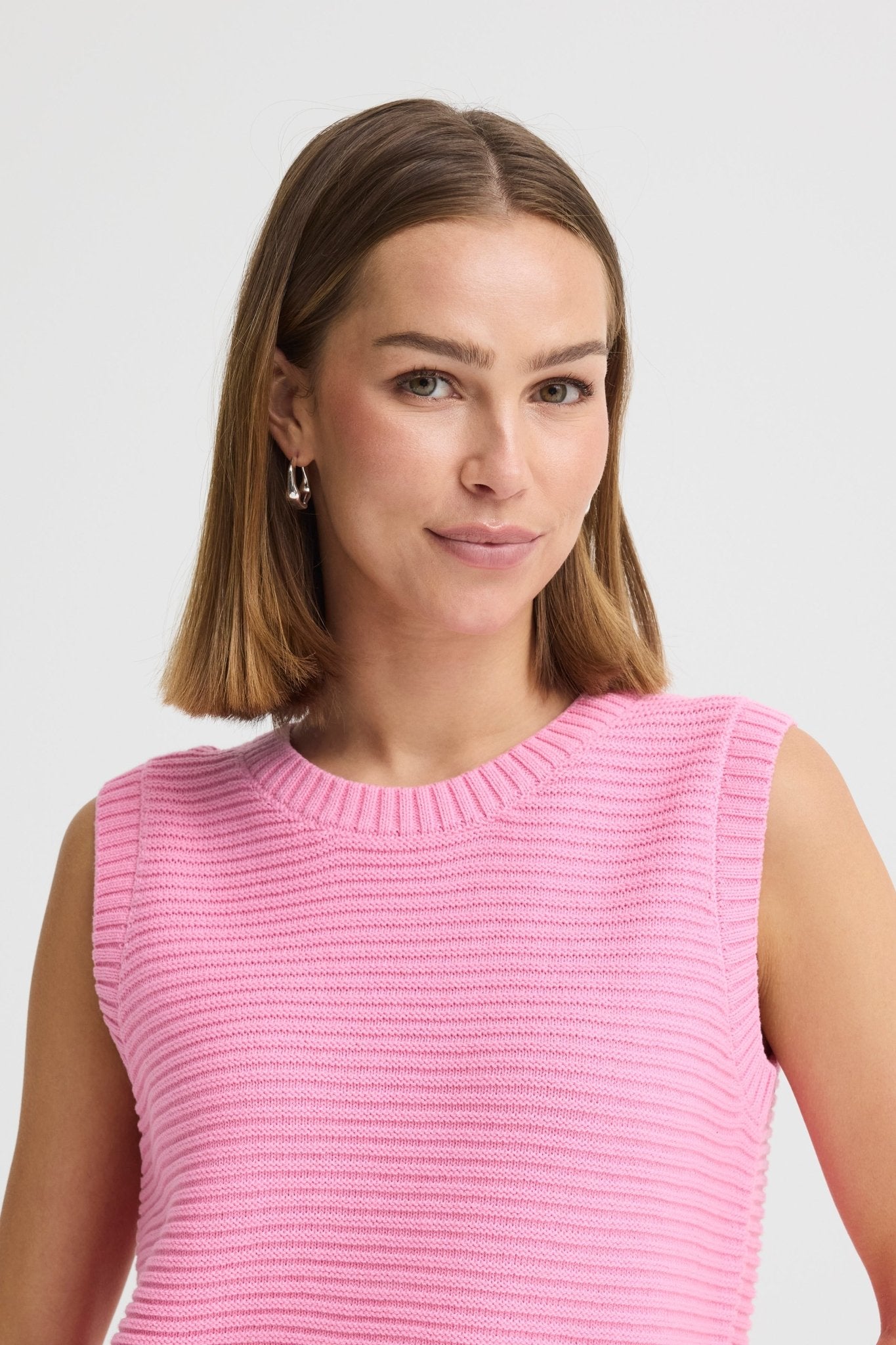 Stricktop mit Schleifendetail in Pink oder Navy - Blossom Hair & Fashion
