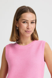 Stricktop mit Schleifendetail in Pink oder Navy - Blossom Hair & Fashion