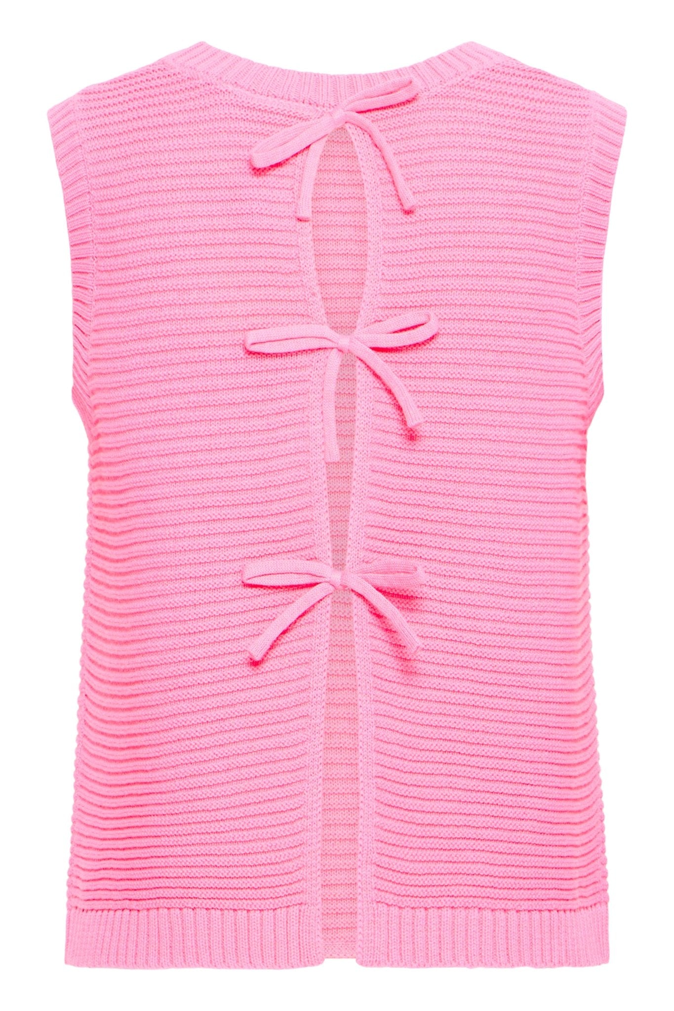 Stricktop mit Schleifendetail in Pink oder Navy - Blossom Hair & Fashion