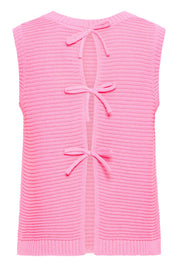 Stricktop mit Schleifendetail in Pink oder Navy - Blossom Hair & Fashion