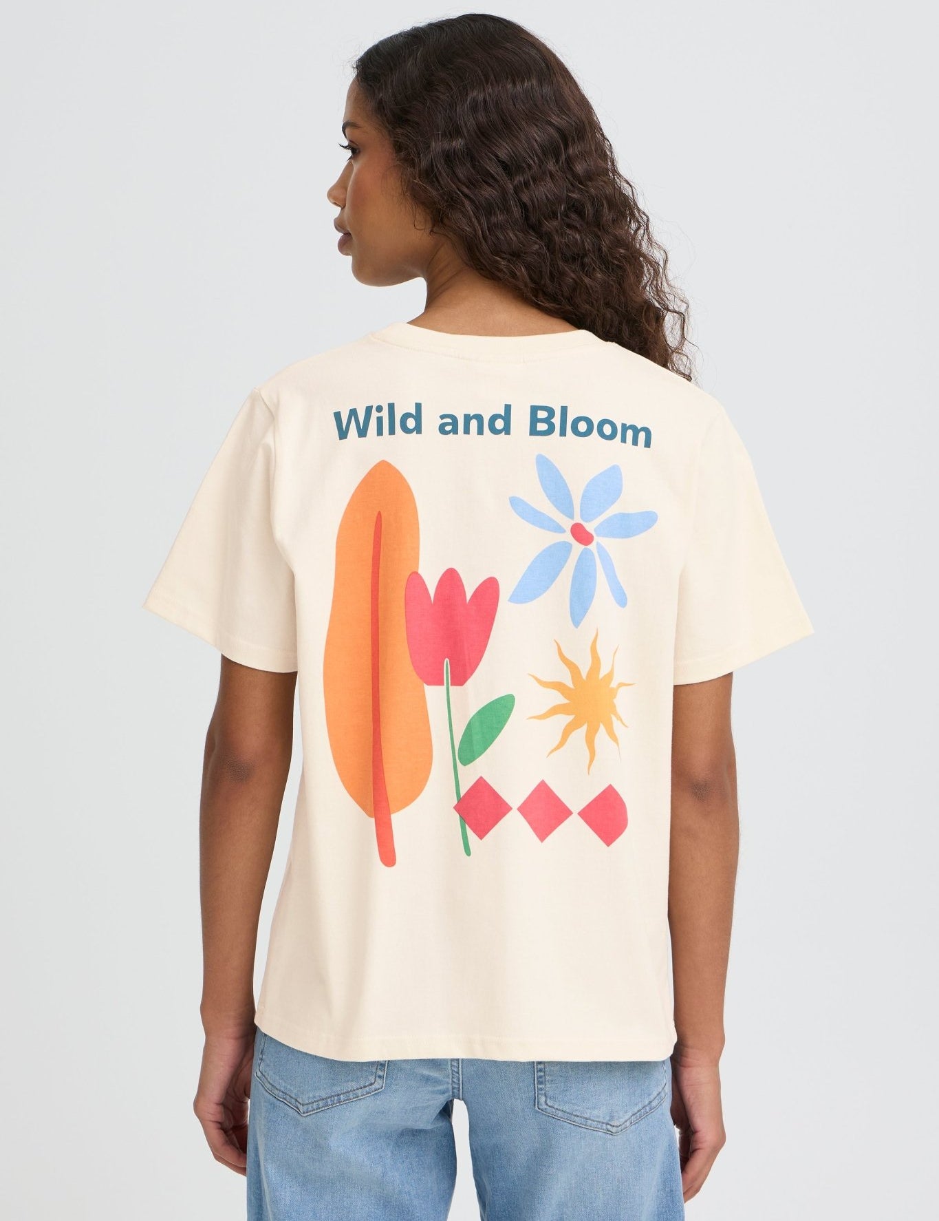T Shirt mit floralem Print im Loose Fit - Blossom Hair & Fashion