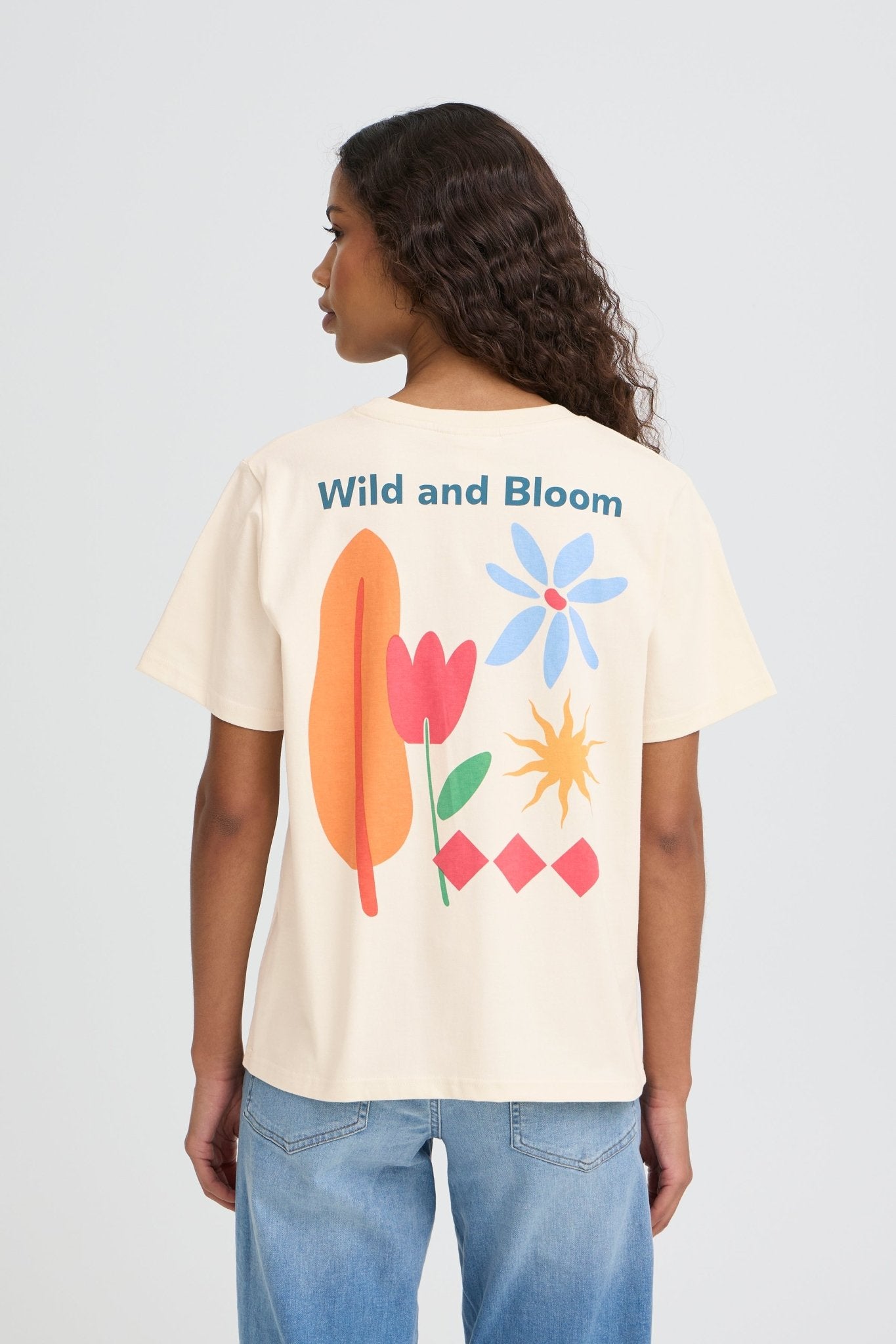 T Shirt mit floralem Print im Loose Fit - Blossom Hair & Fashion