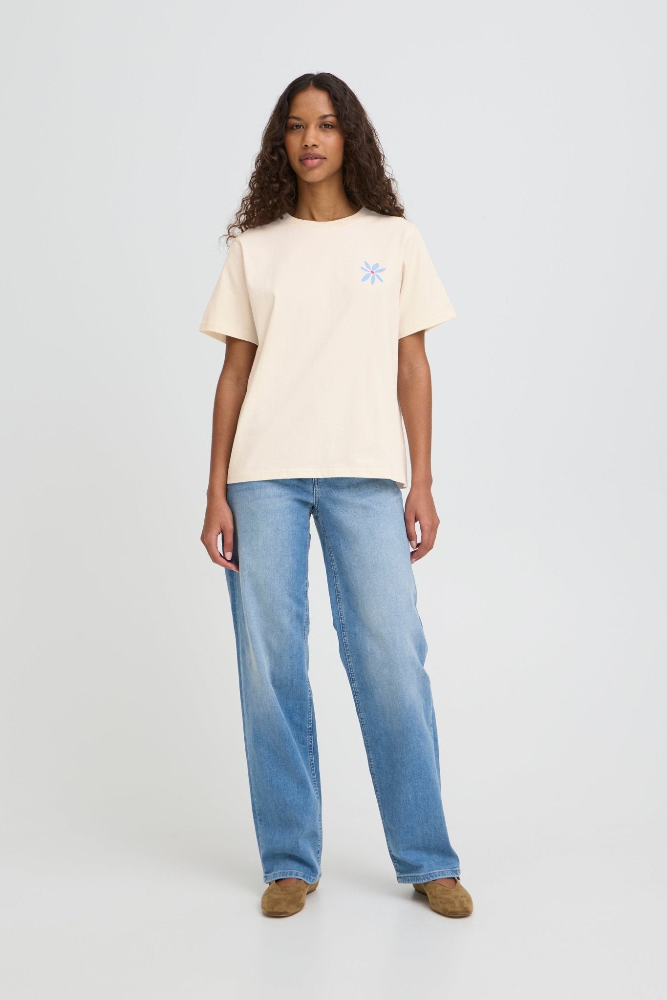 T Shirt mit floralem Print im Loose Fit - Blossom Hair & Fashion