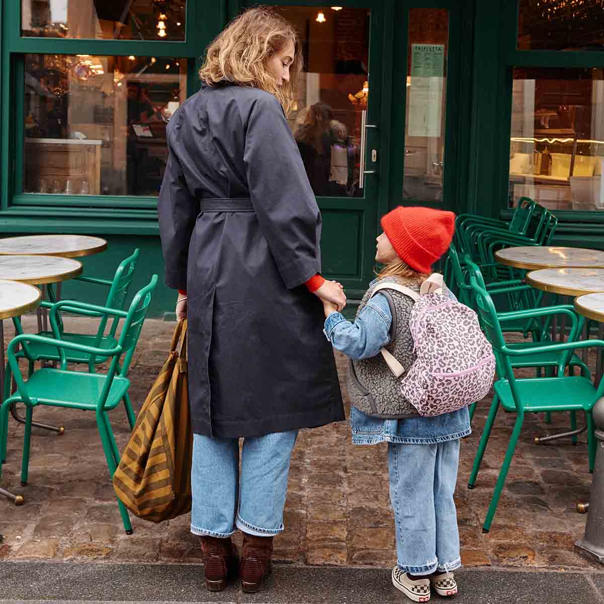 TASCHE ELISA GESTREIFT KÜMMEL - SCHWARZ MID: PORMAISCAN - Blossom Hair & Fashion
