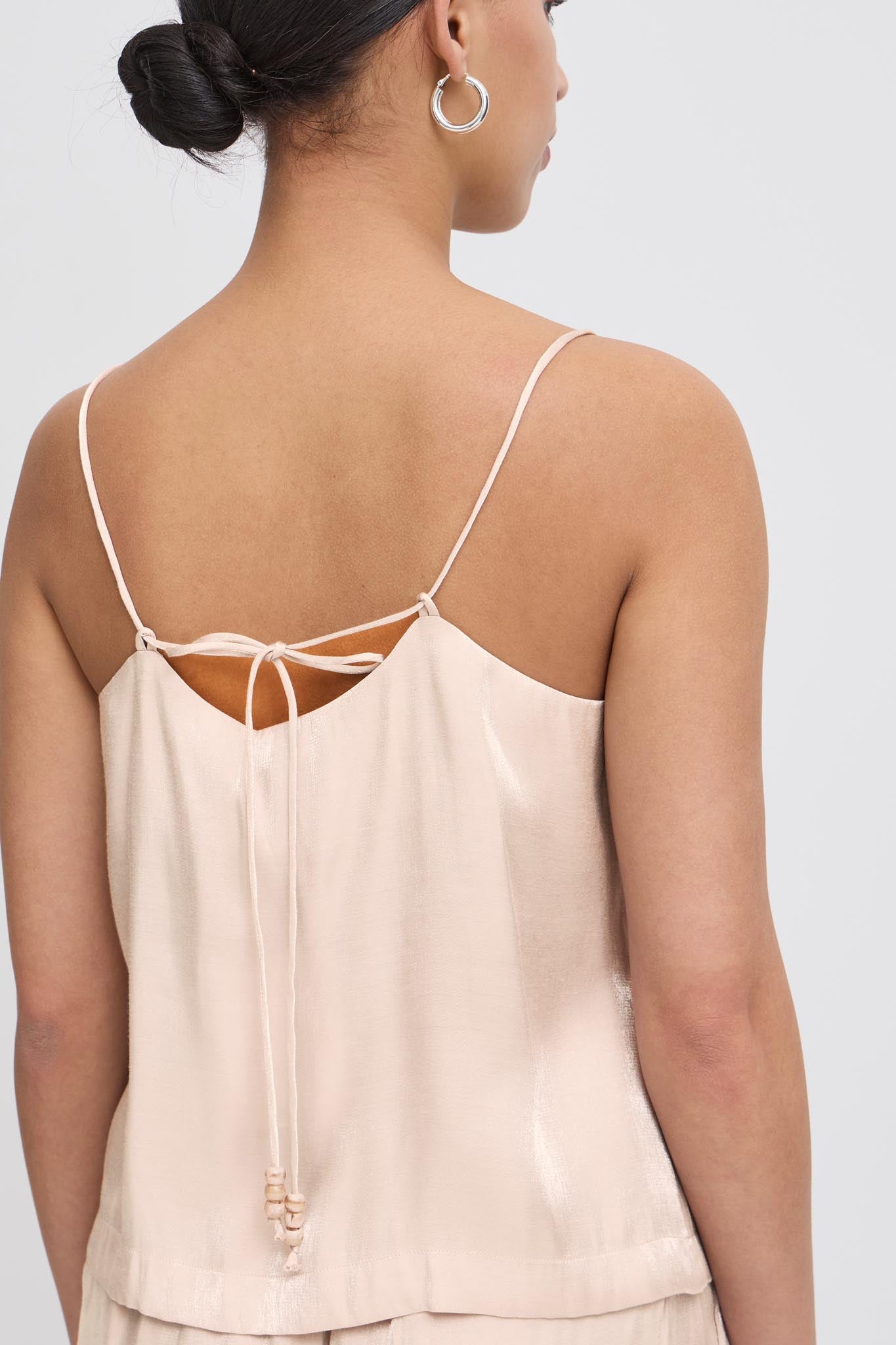 Trägertop in Seidenoptik – rosé - Blossom Hair & Fashion