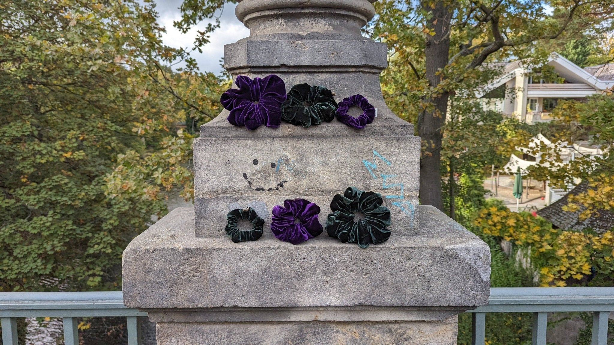 Violet Velvet Scrunchie: Mini - Blossom Hair & Fashion