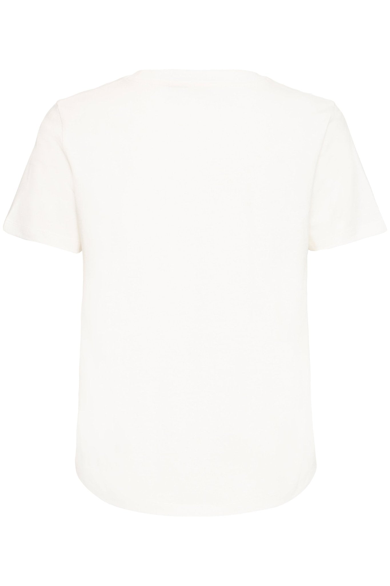 Weißes T Shirt mit bunter Stickerei und Herzmotiven - Blossom Hair & Fashion