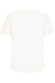 Weißes T Shirt mit bunter Stickerei und Herzmotiven - Blossom Hair & Fashion